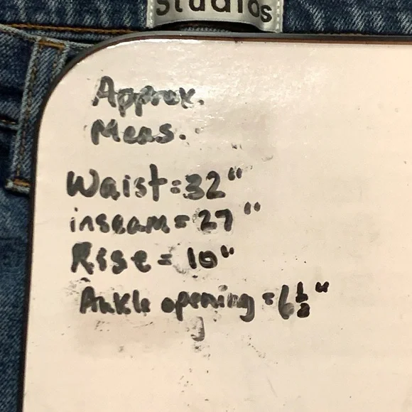 Acne Studios Town Str Vintage Men's Jeans Sz 32 Y2K 90’s Grunge Streetwear Italy